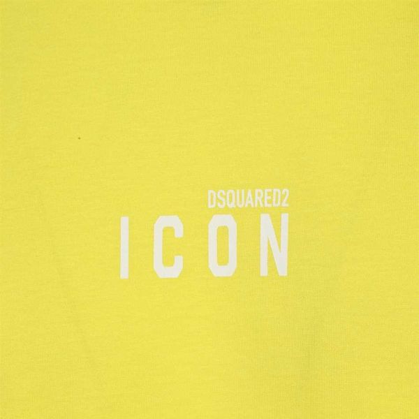 Dsquared2 Mini Icon T-shirt Geel