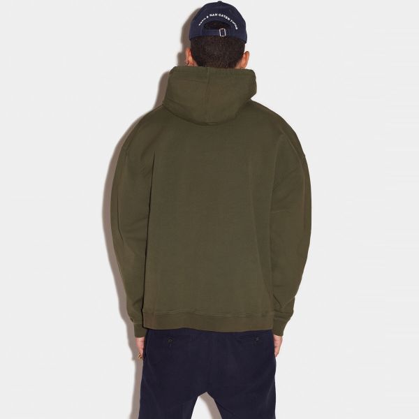Dsquared2 Mini Logo Hoodie Donker Groen