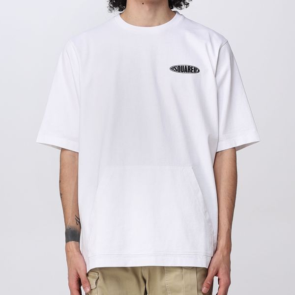 Dsquared2 Surf Board T-shirt Wit