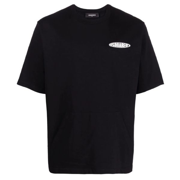 Dsquared2 Surf Board T-shirt Zwart