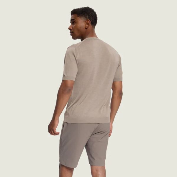 Duquezzi Merino T-shirt Beige