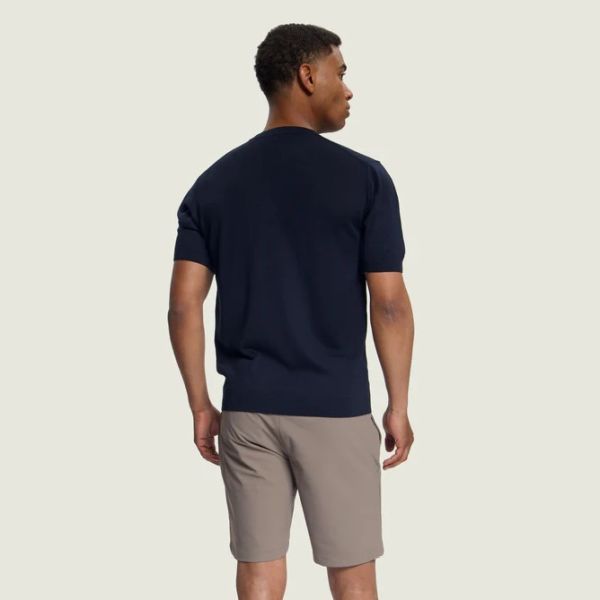 Duquezzi Merino T-shirt Navy