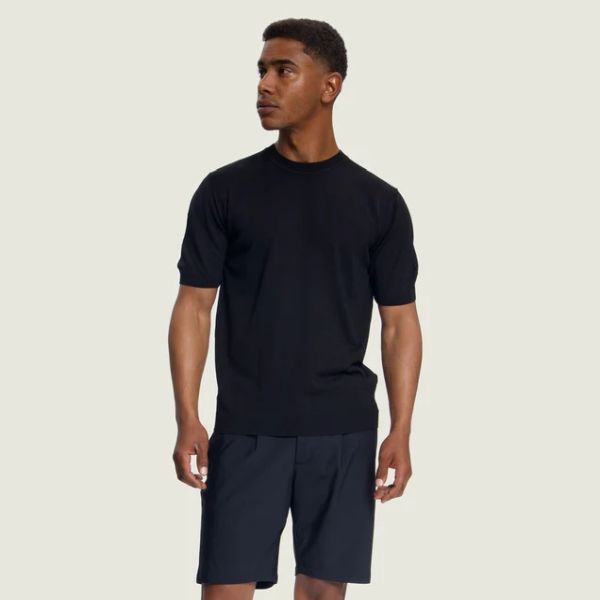 Duquezzi Merino T-shirt Zwart