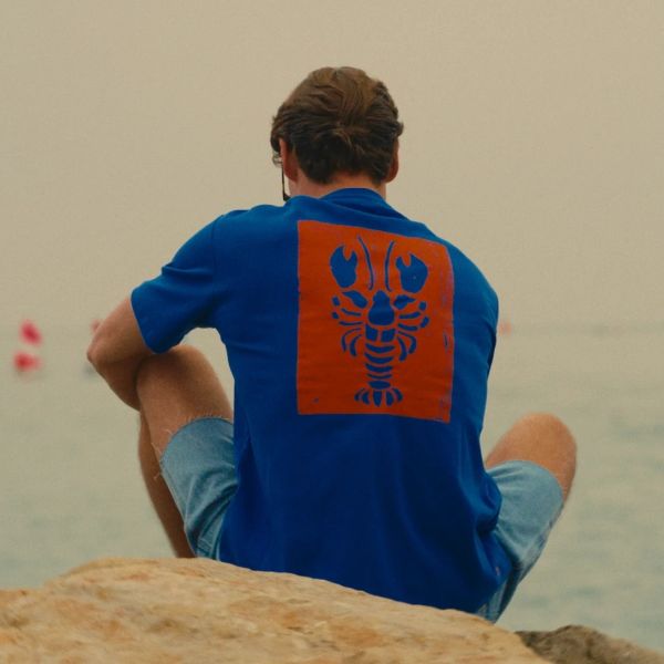 Edmonds Le Homard T-shirt Blauw