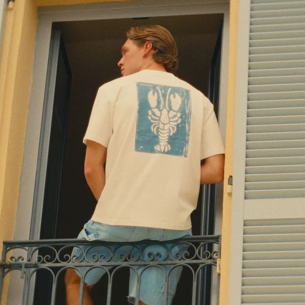 Edmonds Le Homard T-shirt Wit
