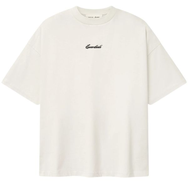 Fear Of God Essentials Signature 90's T-shirt Off White