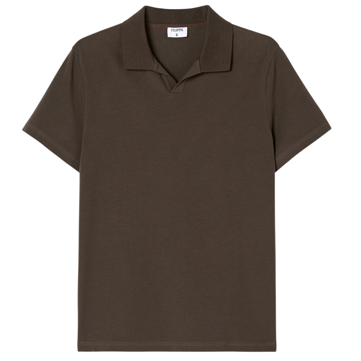 Filippa K Stretch Cotton Polo Bruin