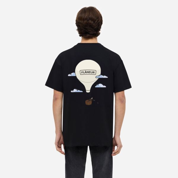 Flâneur Aéronautique T-shirt Zwart