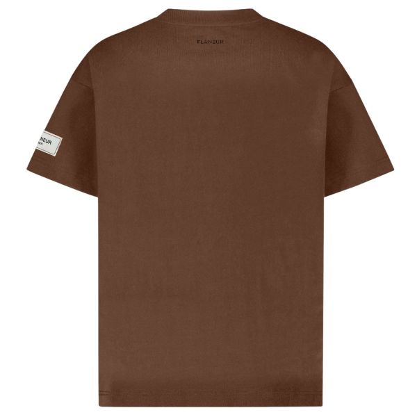 Flâneur Atelier T-shirt Bruin