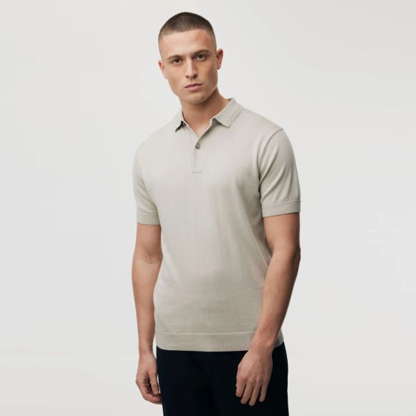Genti 2 Buttons Polo Beige