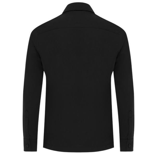 Genti Bucks Monogram Overshirt Zwart