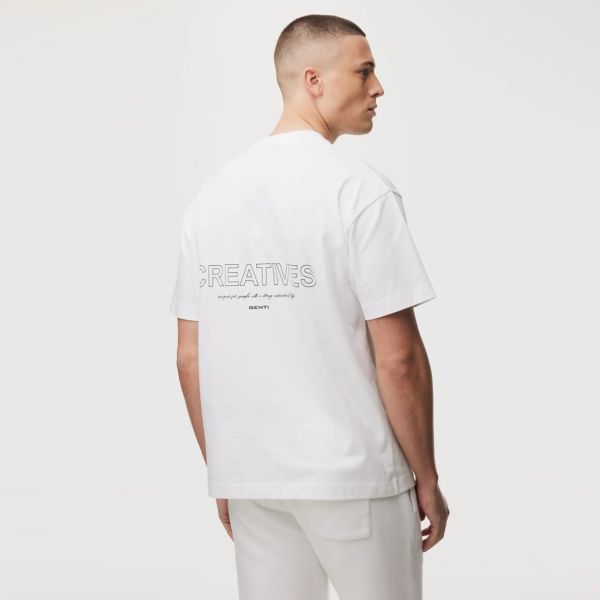 Genti Creatives T-shirt Wit