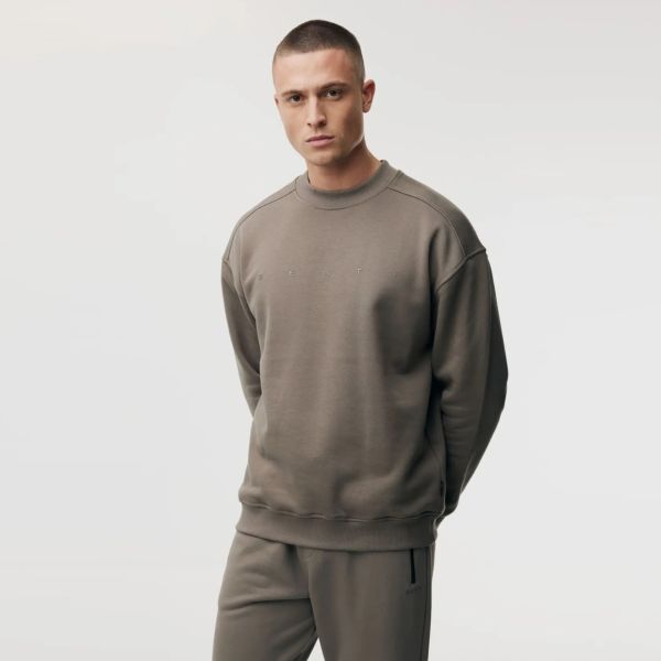 Genti Logo Sweater Bruin