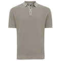 Gentiluomo 3 Buttons Knitted Polo Bruin