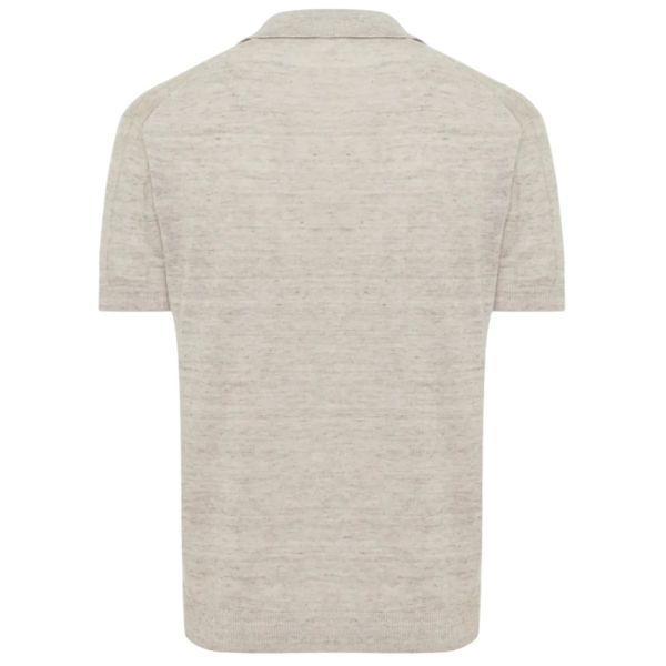 Gentiluomo No Buttons Polo Beige