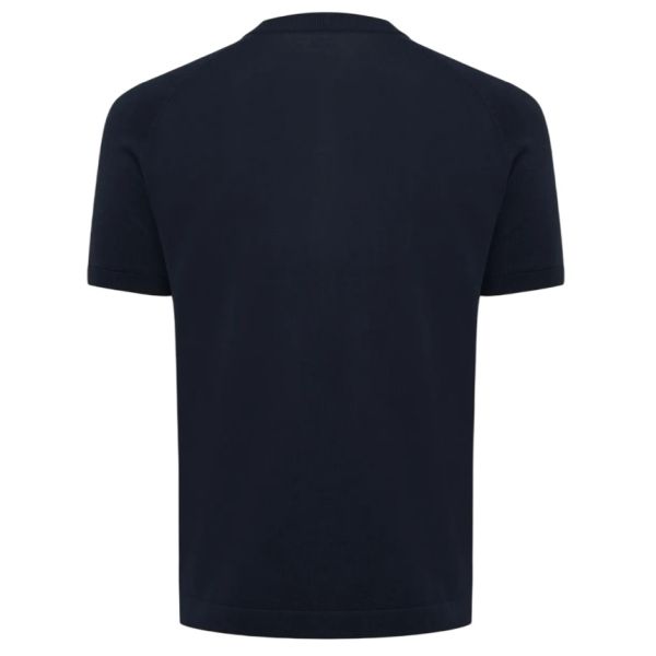 Gentiluomo Round Slim T-shirt Navy