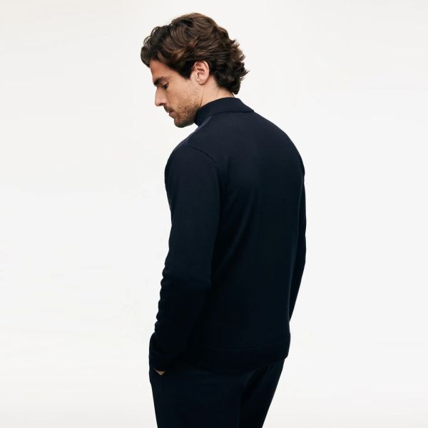 Gentiluomo Wool Zip Jack Navy