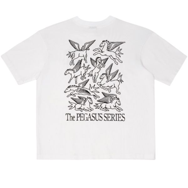 Goodies Sportive Multi Pegasus T-shirt Wit