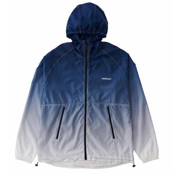 Gramicci LT. Ripstop Wind Jack Blauw