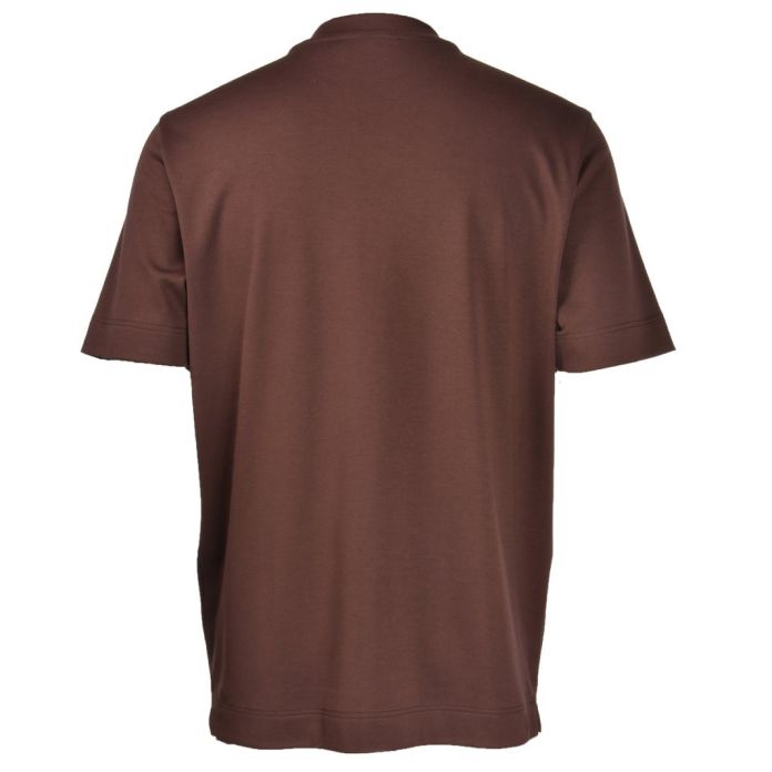 Gran Sasso Cotton T-shirt Donker Bruin
