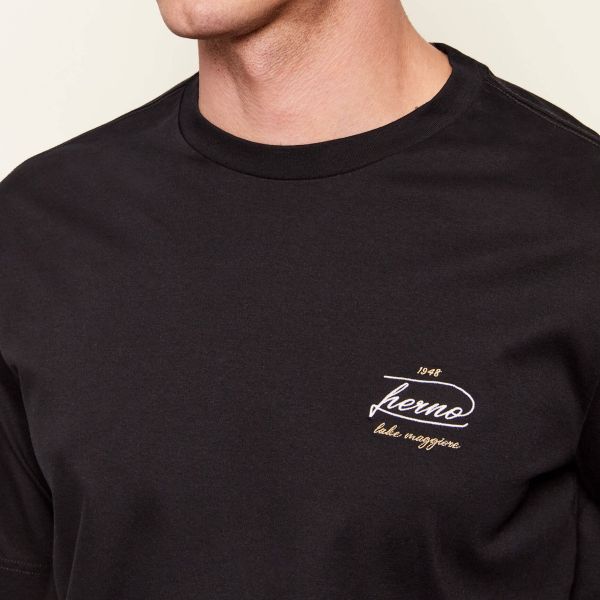 Herno Lake Maggiore T-shirt Zwart