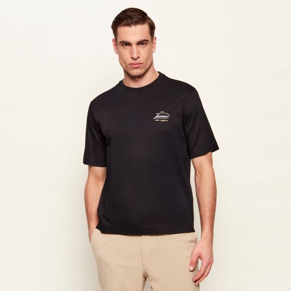 Herno Lake Maggiore T-shirt Zwart