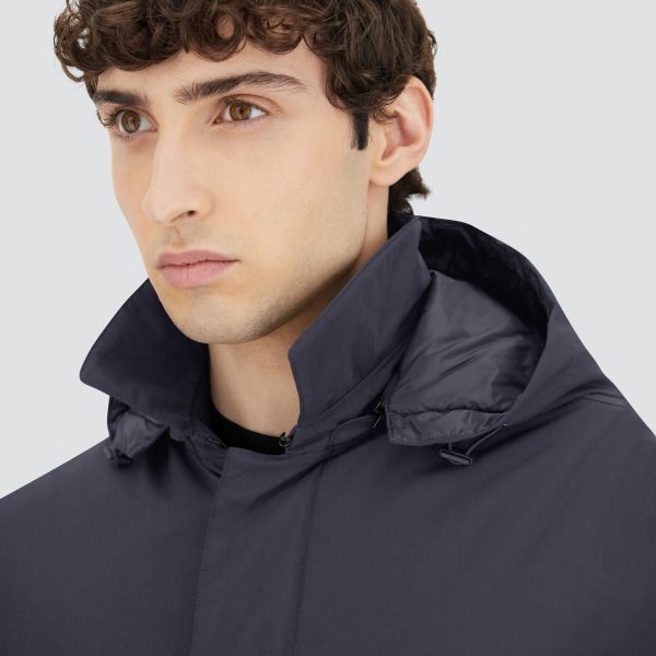 Herno Long Parka Navy