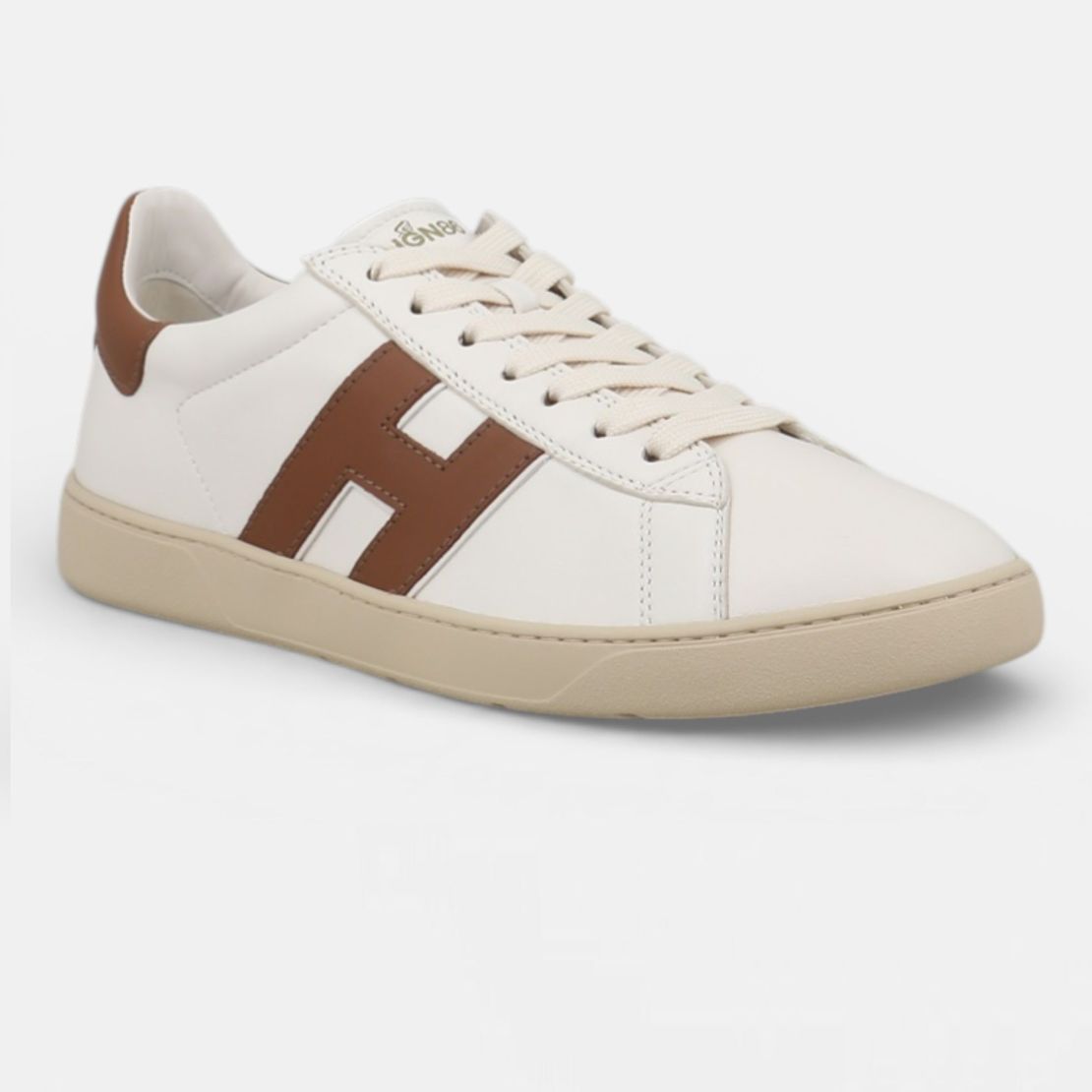 Hogan Cool Sneaker Wit/Bruin