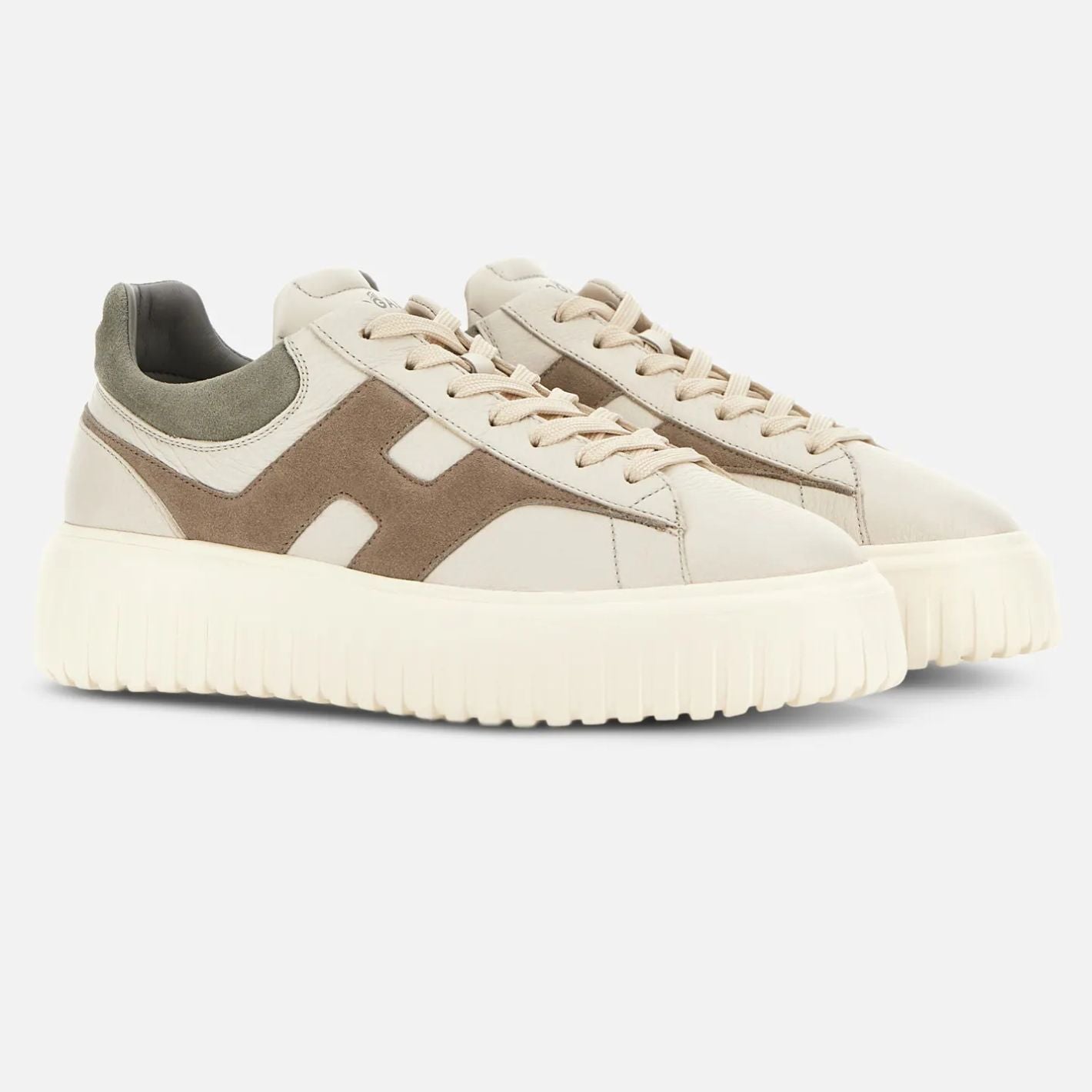 Hogan H-Stripes Sneaker Beige/Bruin