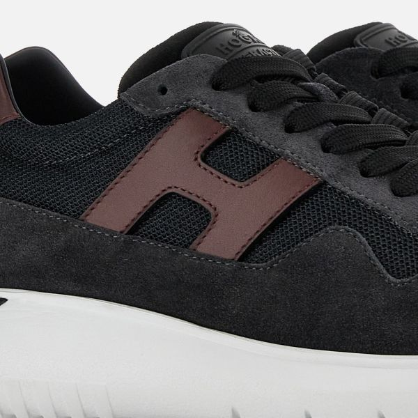 Hogan Interactive Sneaker Zwart/Bruin