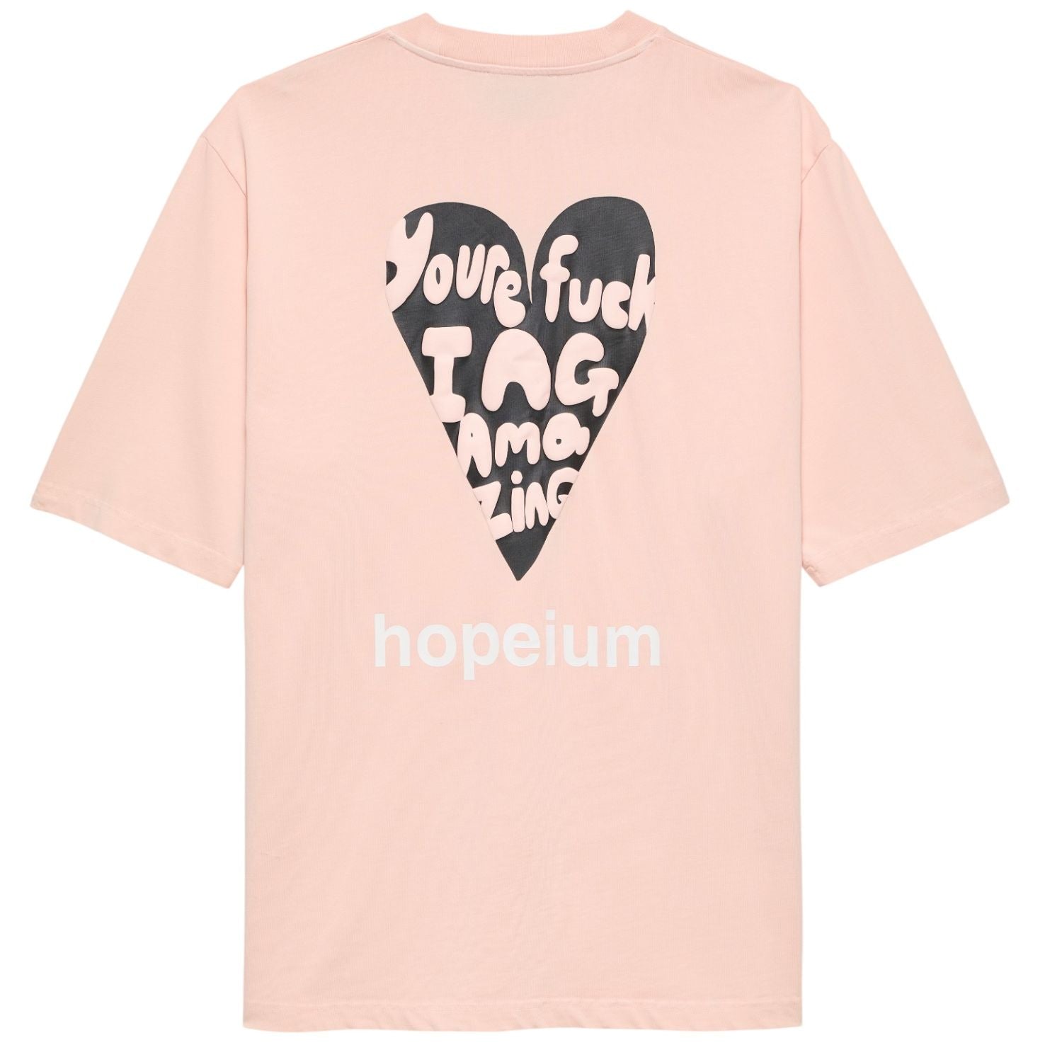 Hopeium Fucking Amazing T-shirt Roze
