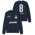 Hopeium Gandhi Longsleeve T-shirt Navy