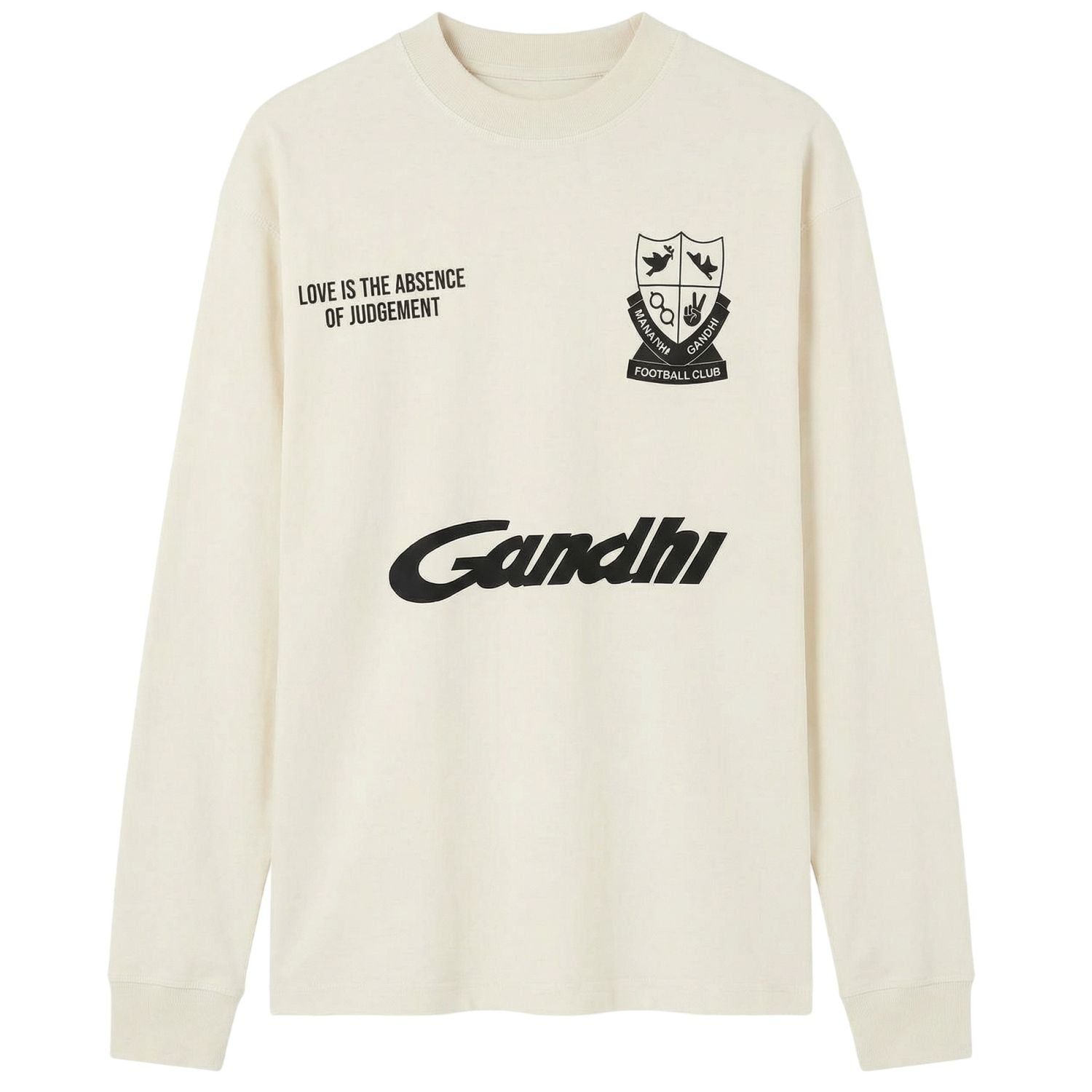 Hopeium Gandhi Longsleeve T-shirt Off White