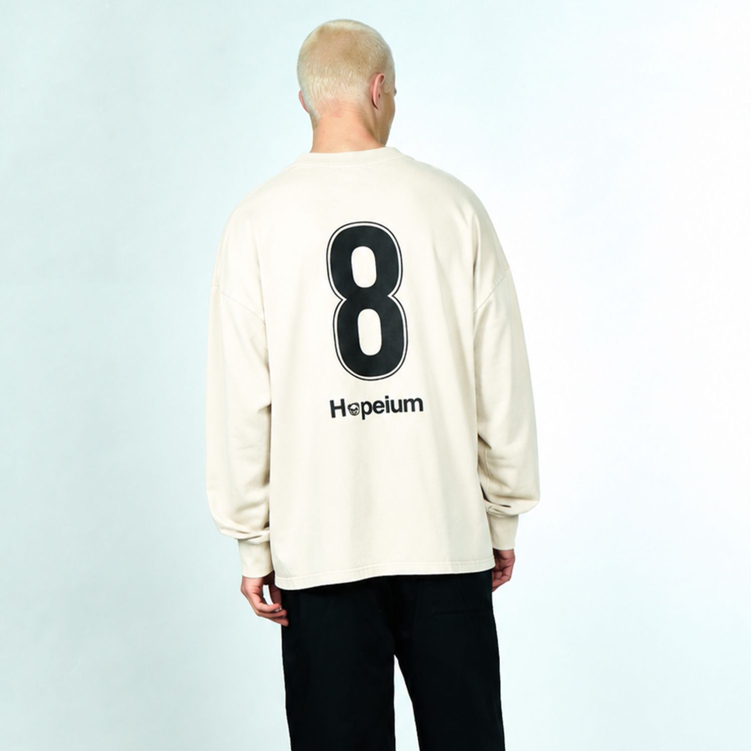 Hopeium Gandhi Longsleeve T-shirt Off White