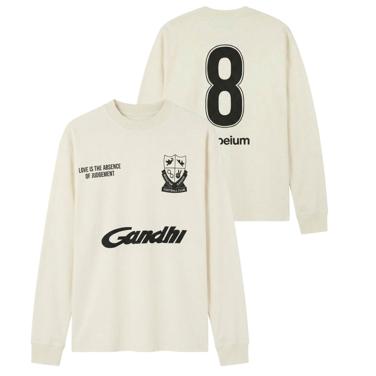 Hopeium Gandhi Longsleeve T-shirt Off White