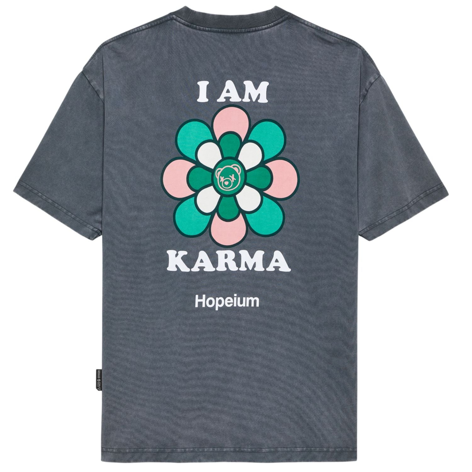 Hopeium I Am Karma T-shirt Antraciet