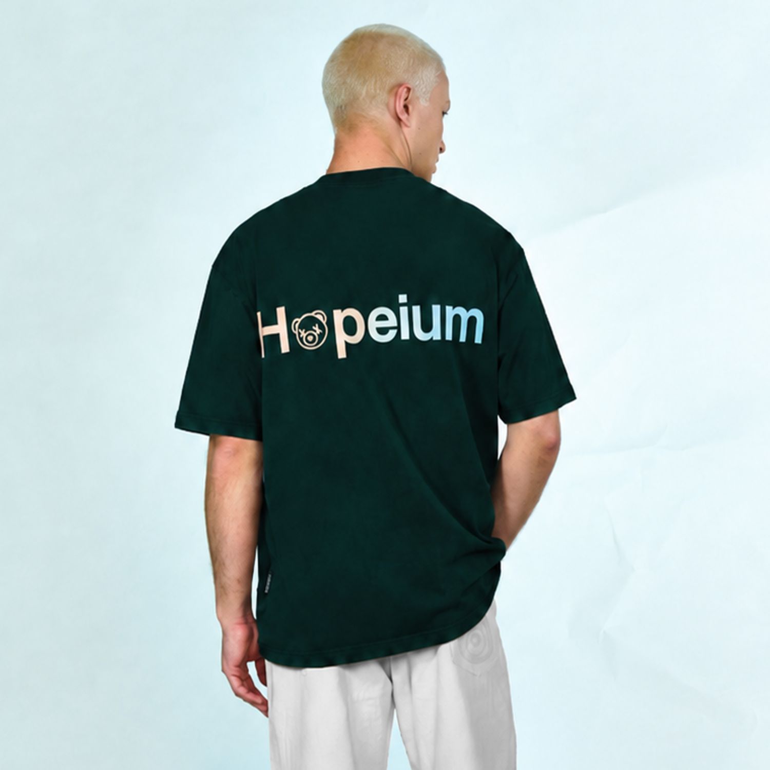 Hopeium Logo T-shirt Navy