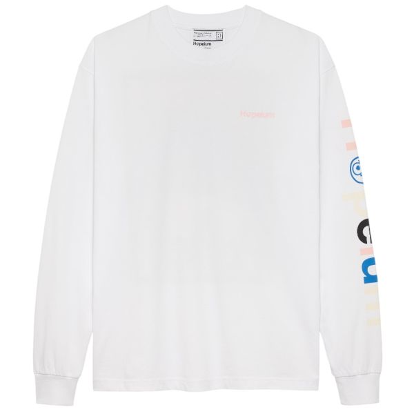 Hopeium Protect Your Peace Longsleeve T-shirt Wit