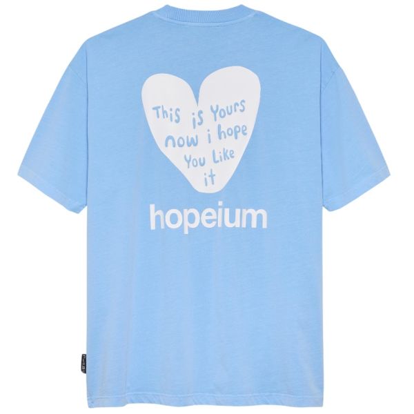 Hopeium This Is Yours T-shirt Licht Blauw