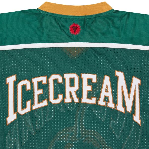 Icecream Cherry Applique Football Top Groen