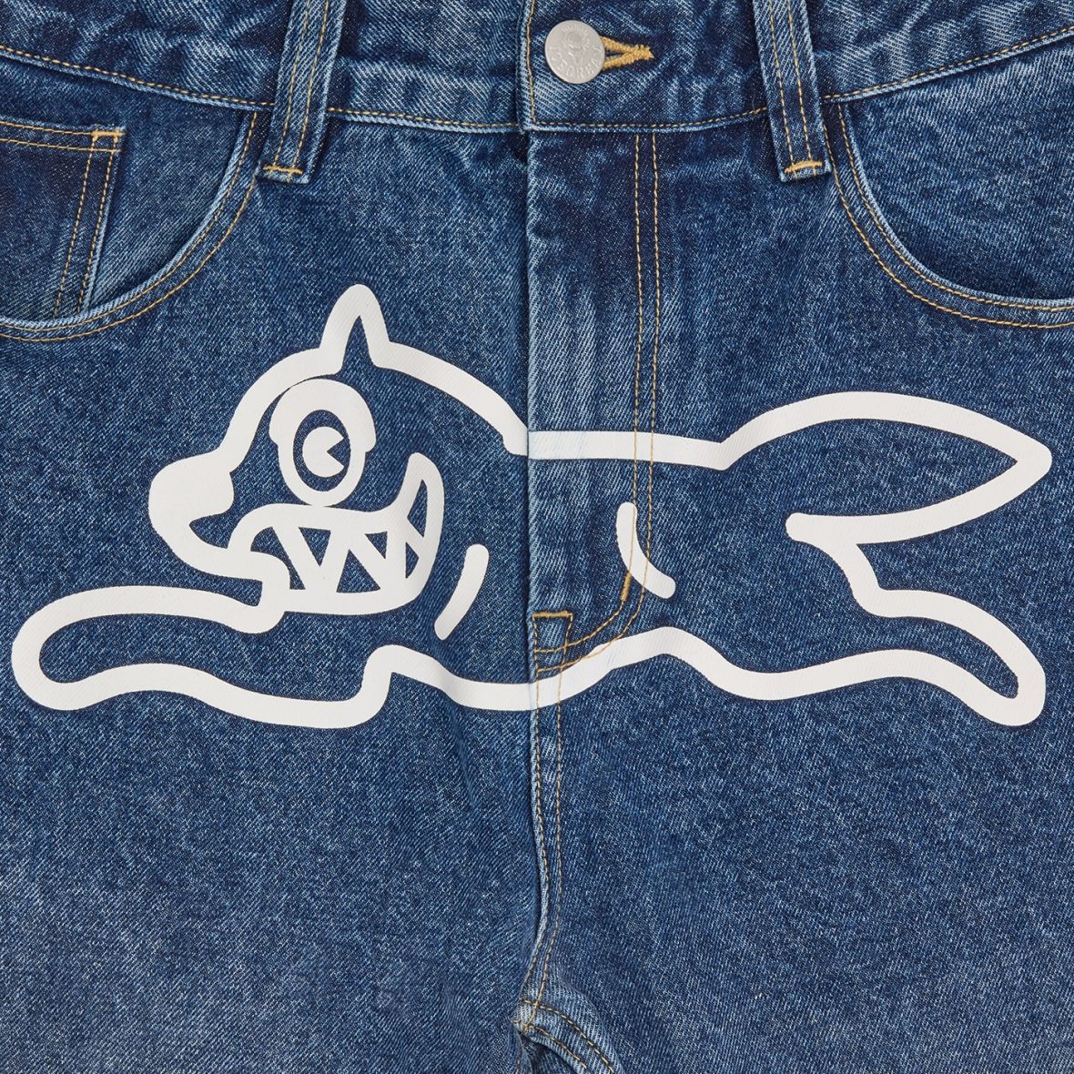 Icecream Fade Out Running Dog Double Scoop Jeans Blauw