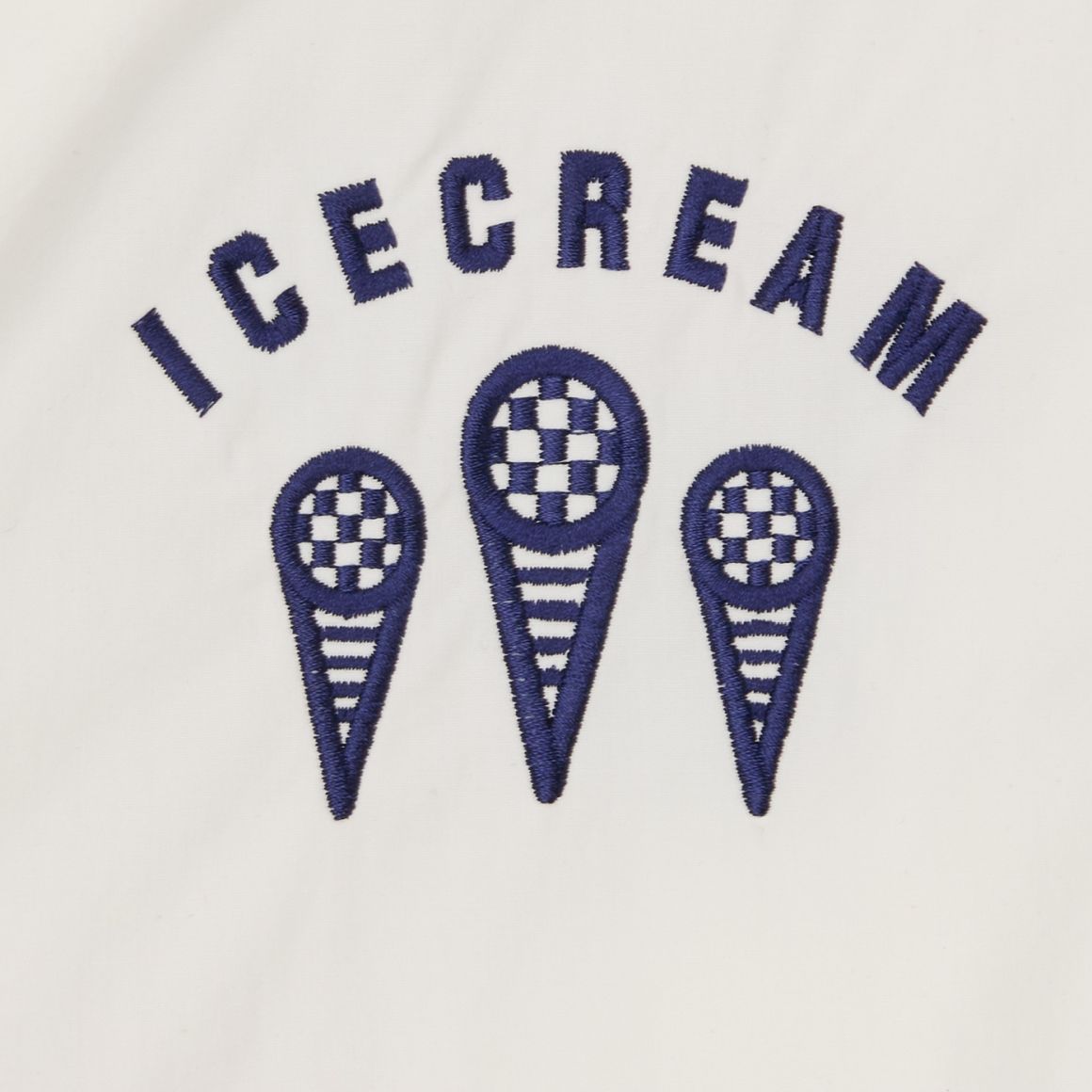 Icecream Moto Lightweight Bomber Jack Off White/Blauw