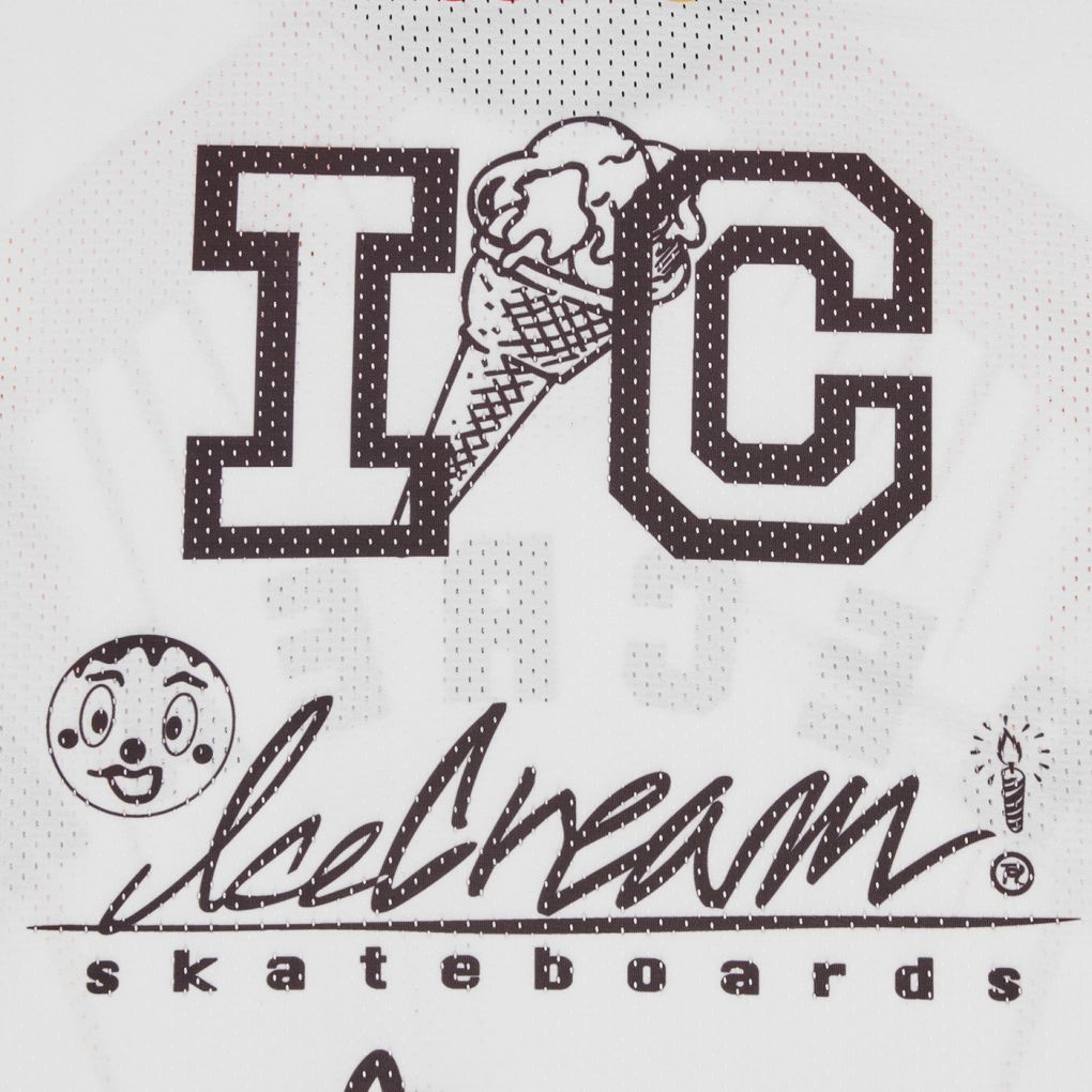 Icecream Moto Racer Mesh Longsleeve T-shirt Wit