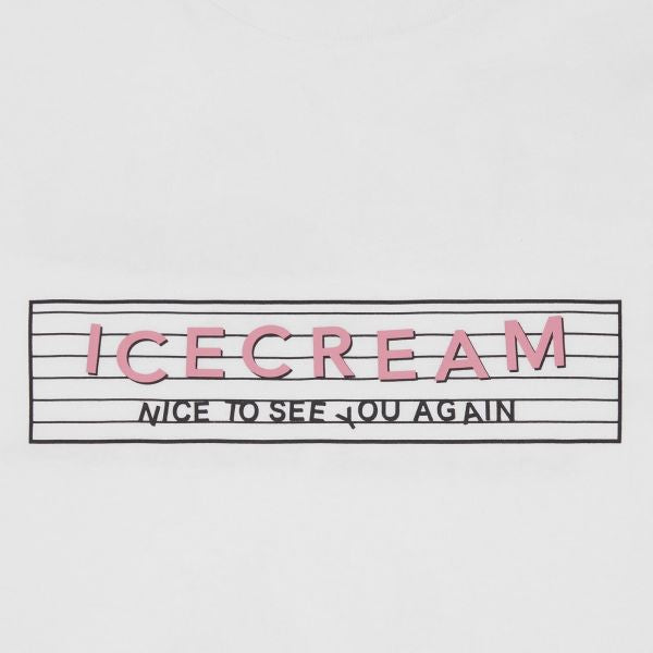 Icecream Nice To See You T-shirt Wit