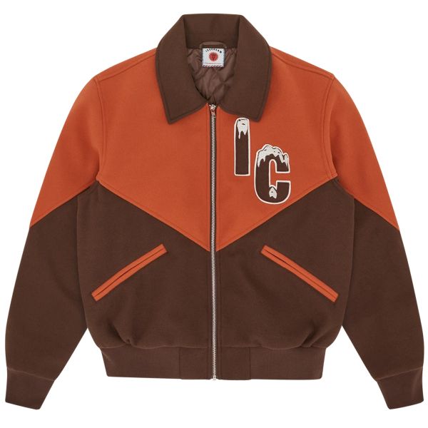 Icecream Panelled Varsity Jack Bruin/Oranje