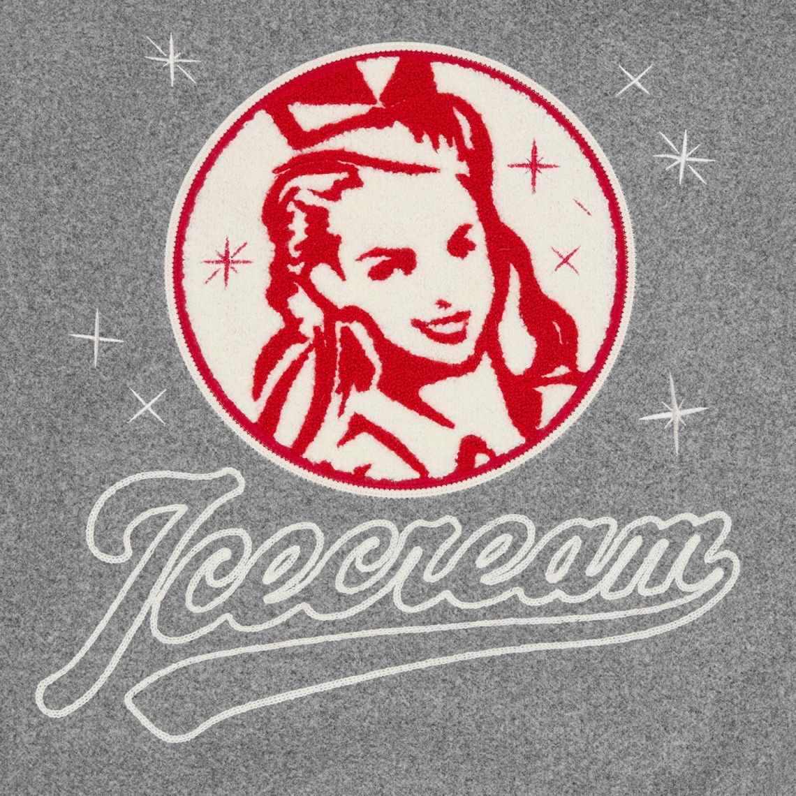 Icecream Waitress Varsity Jack Grijs
