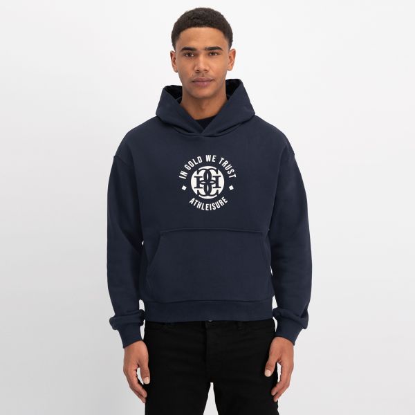 In Gold We Trust The Basket Hoodie Navy