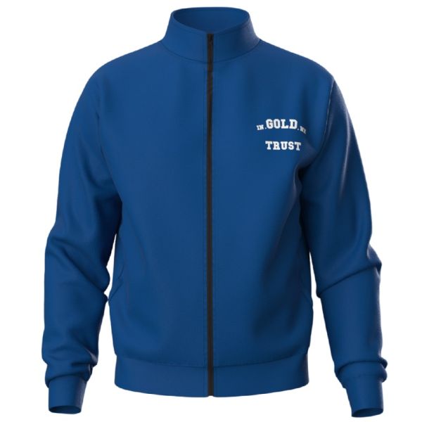 In Gold We Trust The Crocodile Vest Blauw