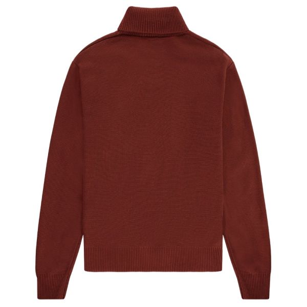 In Gold We Trust The Maturity Turtle Neck Sweater Bordeaux