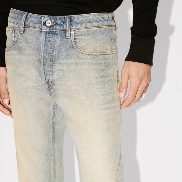 Kenzo Drawn Varsity Bara Slim Fit Jeans Blauw